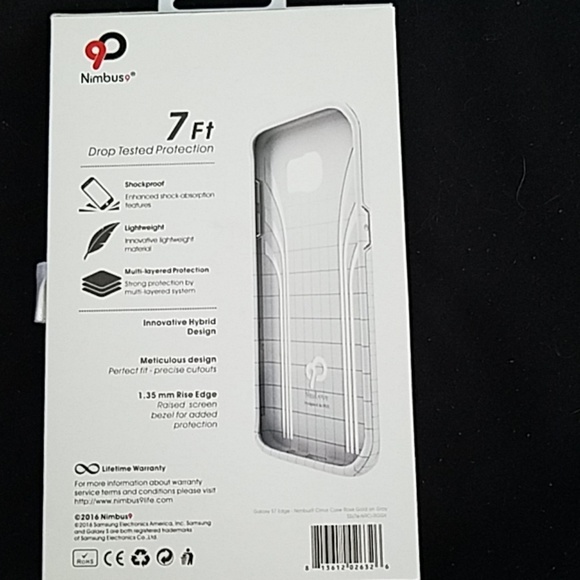 Cirrus Nimbus9 Samsung galaxy S7Edge cover. - Picture 3 of 3